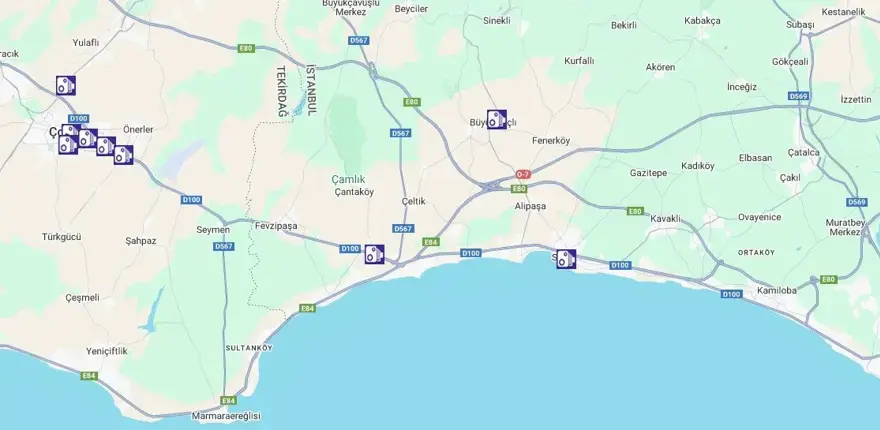 Tekirdağ - Çorlu Yolu 53