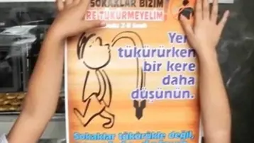 Yere tükürdüğü için ceza kesildi