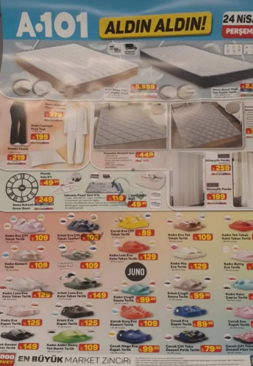 A101 market 17-24 Nisan aktüel kataloğu: Ütü, süpürge, halı, tencere seti ve onlarca ürün satışta 9