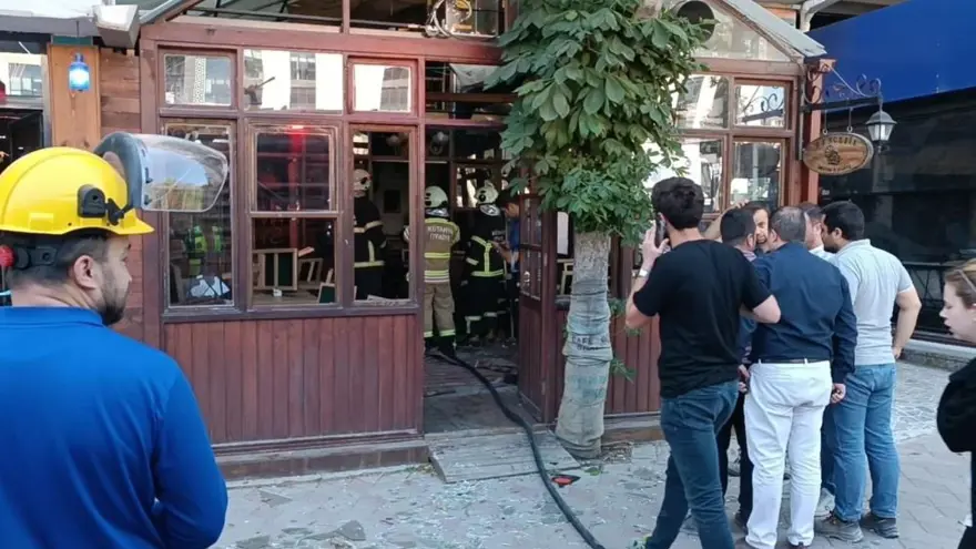 Kütahya'da kafede patlama: Bir yaralı 