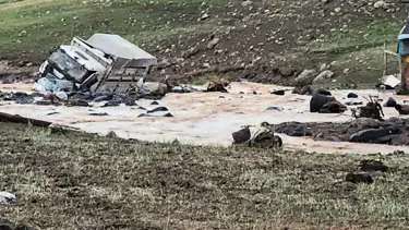 Erzurum'da sel etkili oldu