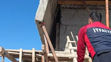 İnşaat alanında kaza: İki işçi yaralandı