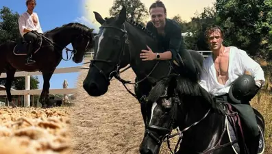 Aras Bulut İynemli'den atıyla yeni pozlar