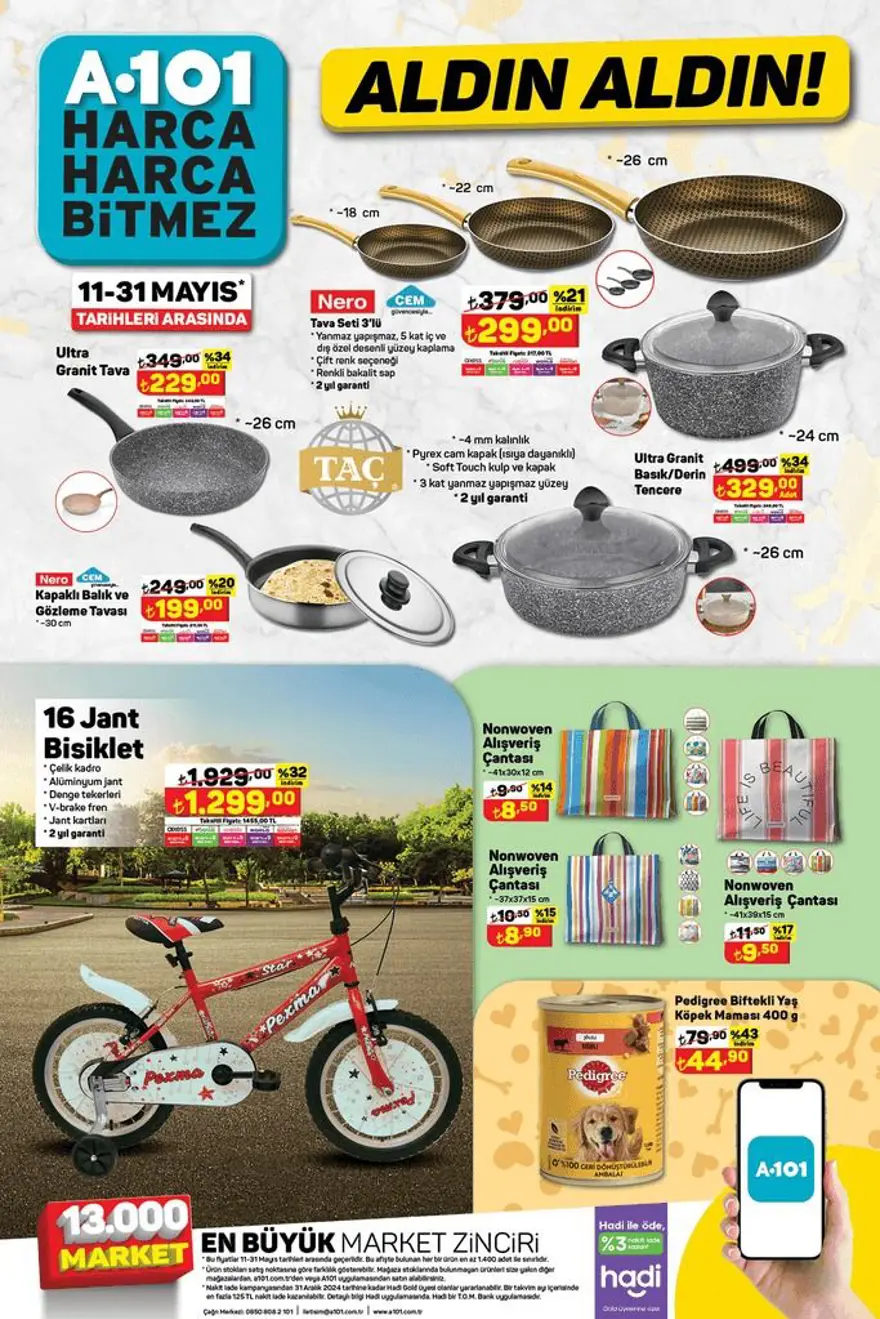 A101 aktüel indirimleri 16 Mayıs 2024: A101 markette bu haftaya özel yeni indirimli ürünler 15 A101 aktüel indirimleri 16 Mayıs 2024: A101 markette bu haftaya özel yeni indirimli ürünler 15
