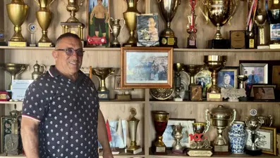 Ahmet Taşçı, "ahlı kemer" için başpehlivan Zeybek'e helallik verdi