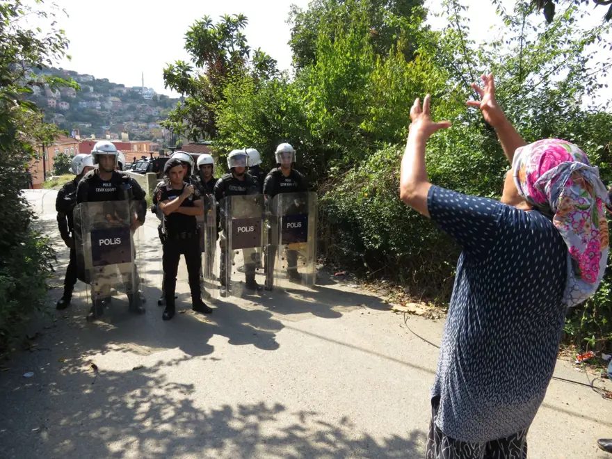 Beykoz'da yine yıkım gerginliği 