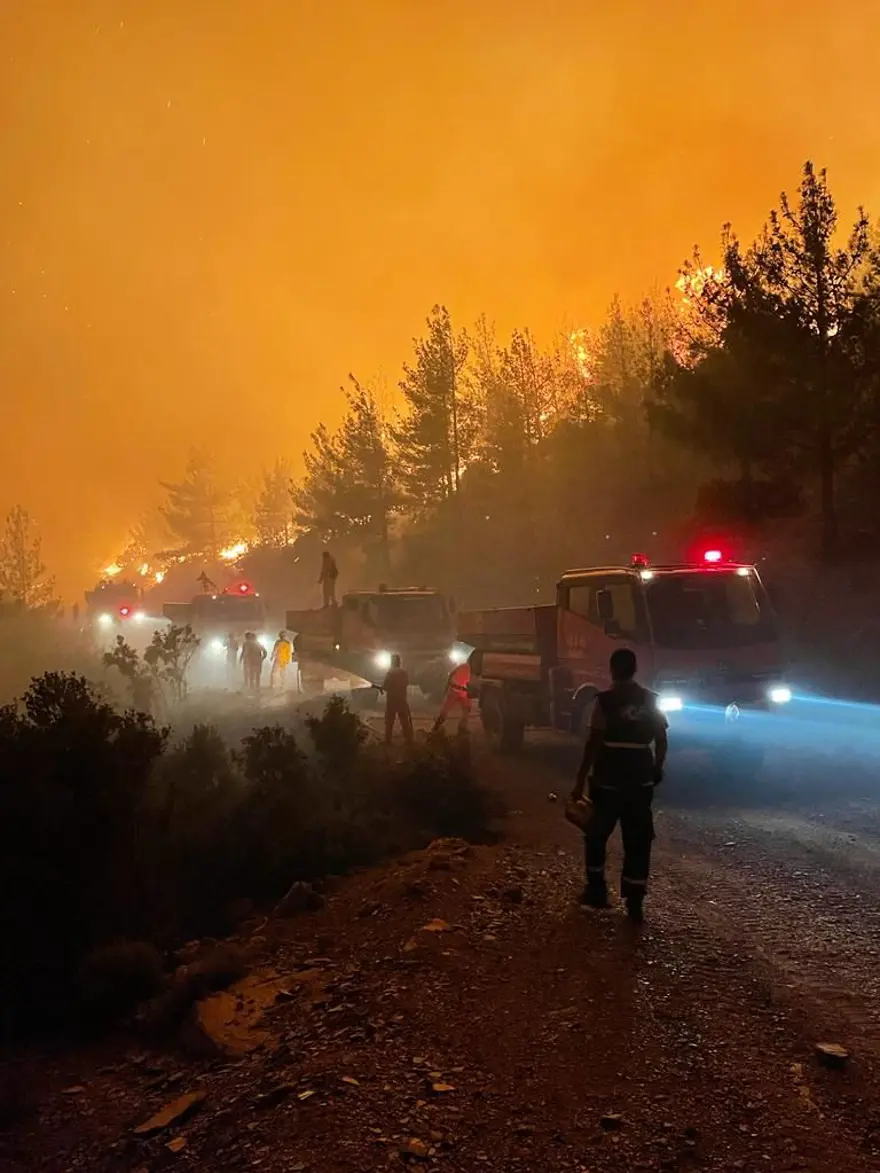 Mersin Gülnar'da orman yangını 17 Mersin Gülnar'da orman yangını 17