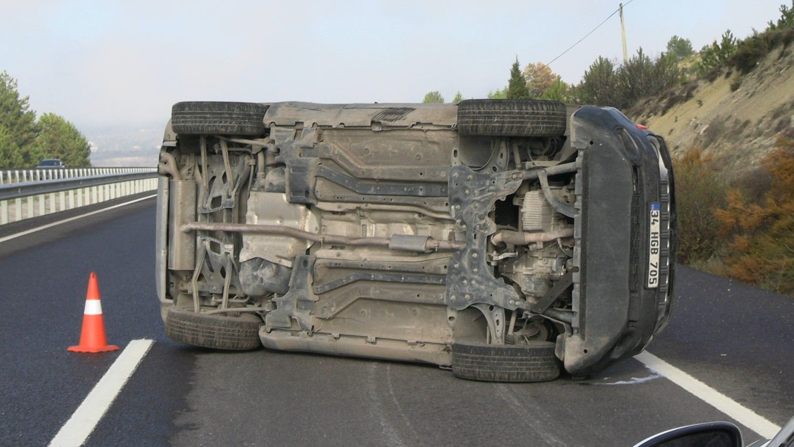 Kütahya'da trafik kazası: 1 kişi yaralandı