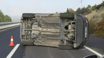 Kütahya'da trafik kazası: 1 kişi yaralandı