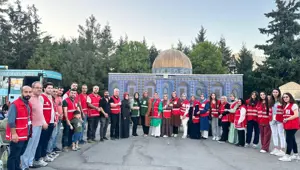 Mardin'de Kızılay'dan Gazze için etkinlik