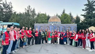 Mardin'de Kızılay'dan Gazze için etkinlik