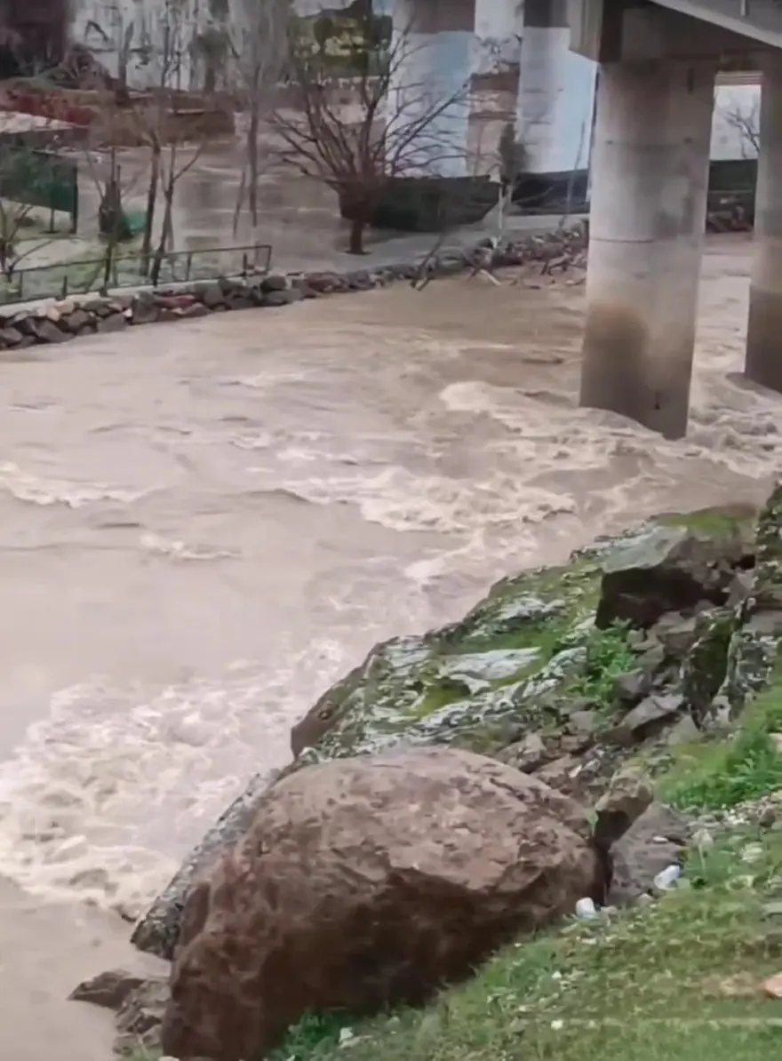 Diyarbakır’da şiddetli sağanak: Çaytaştı, köprü yıkıldı 