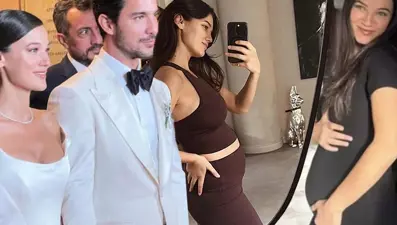 Anne olmak için gün sayan Pınar Deniz'den ablasıyla yeni kare: Göbüş var