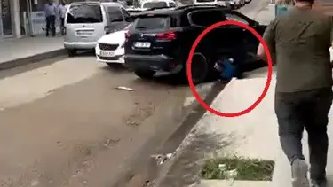 Tartıştığı kişiyi cipiyle ezdi: Dehşete düşüren görüntüler