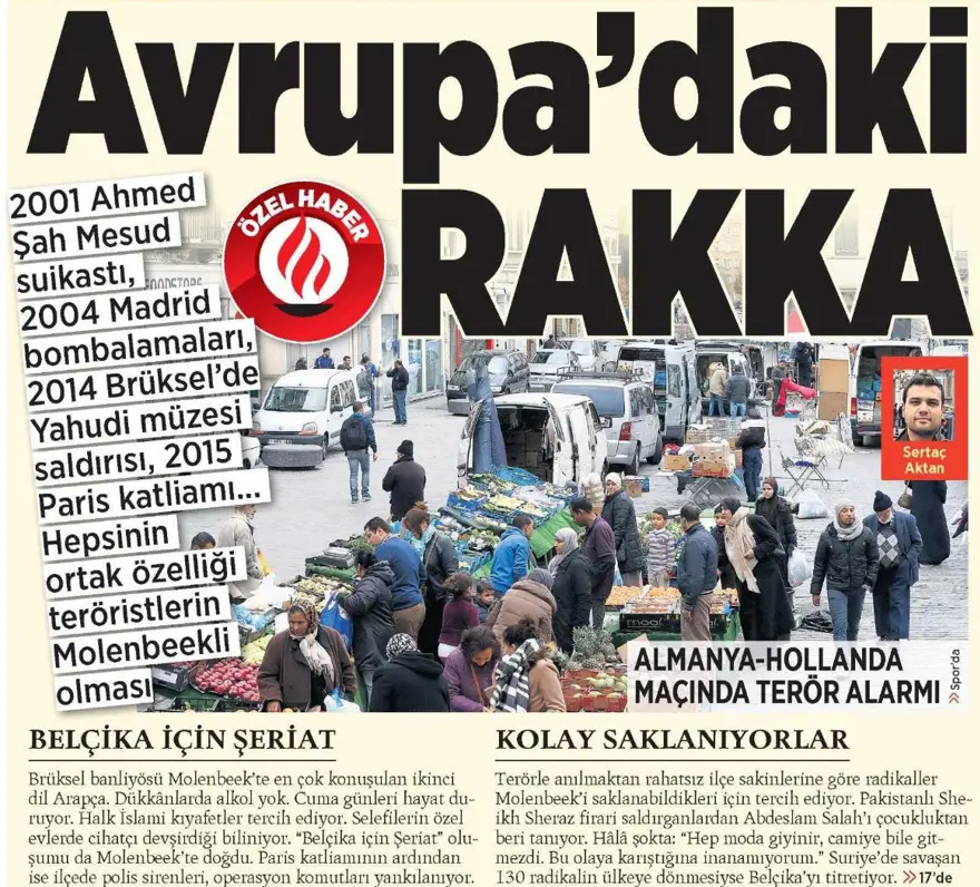 Günün gazete manşetleri - 18 Kasım 2015 