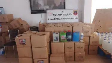 Ankara’da 38 ton paketlenmiş sahte deterjan ele geçirildi