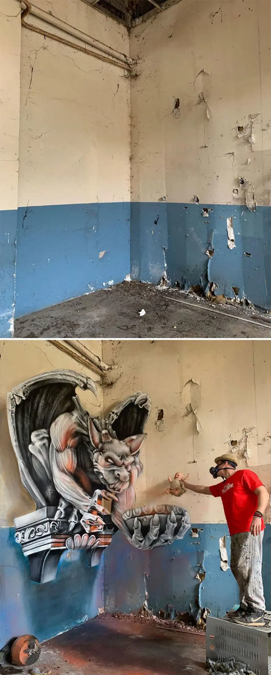 Fransız sokak sanatçısından 3 boyutlu grafitiler 58