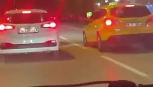 Korsan taşımacılık yapan sürücüye taksi takibi