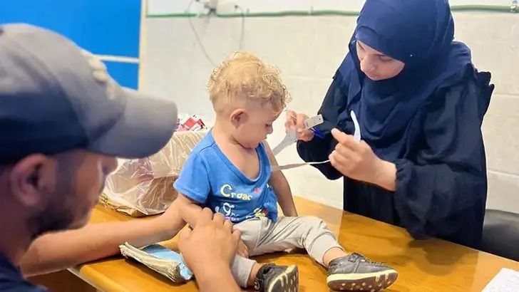 Gazze'de çocuk felci aşılamasının ikinci turu 14 Ekim’de başlayacak