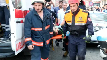 Şişhane metro istasyonunda feci kaza