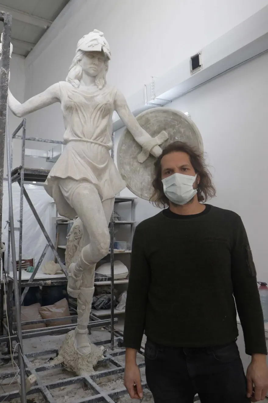 Güney Kore'deki dev akvaryumun heykelleri Çanakkale'den 10 Güney Kore'deki dev akvaryumun heykelleri Çanakkale'den 10