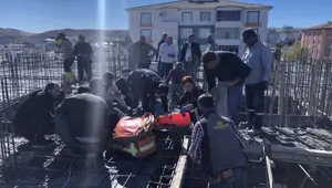 Kırılan pompa parçasının altında kalan işçi yaralandı