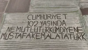 Cumhuriyet coşkusu: Kırklarelili çiftçi bayramı böyle kutladı