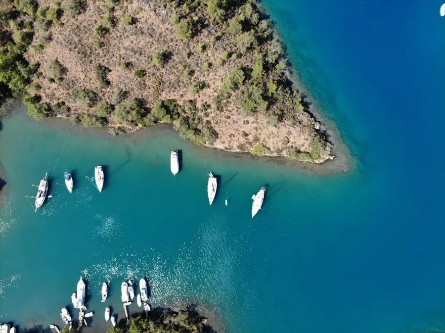 Muğla'nın el değmemiş koyları mavi yolculuk tutkunlarını ağırlıyor 10