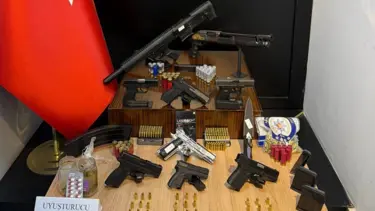 Antalya'da helikopter destekli operasyon: Çok sayıda silah ve mühimmat ele geçirildi