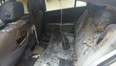 Esenyurt'ta tehdit ve şantaj: İsteğine yanıt alamadı, arabasını yaktı