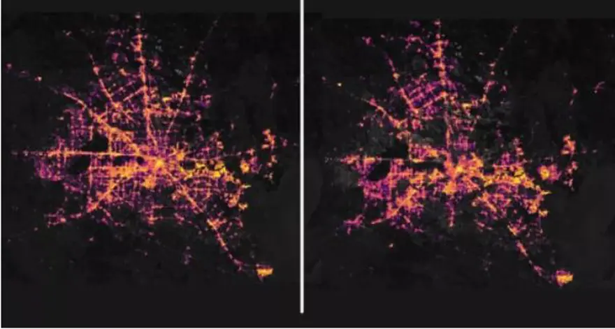 Milyonlarca kişiyi etkileyen kesinti yörüngeden görüntülendi (NASA paylaştı) 1