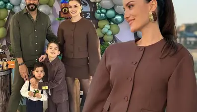 Fahriye Evcen ile Burak Özçivit'in oğulları Kerem 2 yaşında: İyi ki doğdun kıymetlim