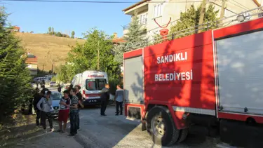 Afyonkarahisar'da evin bahçesinde patlama: 1 yaralı