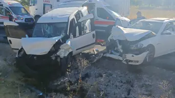 Nevşehir'de trafik kazası: 14 kişi yaralandı