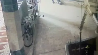 Camide motosiklet hırsızlığı