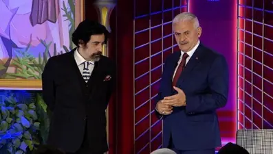 Binali Yıldırım, Okan Bayülgen'in programına konuk oldu
