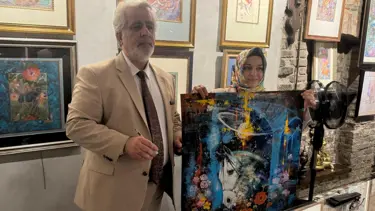 Alireza Aghamiri'nin minyatür ve tezhip sergisi sanatseverlerle buluştu