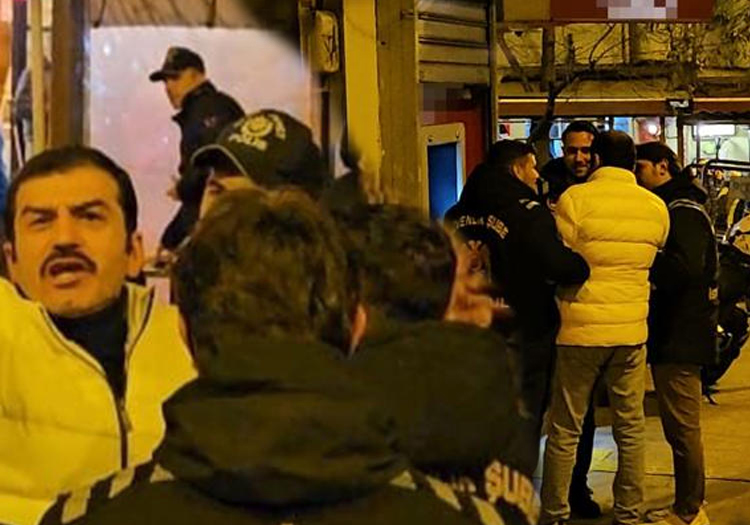 Oyuncu Ufuk Bayraktar 8 Mart Dünya Kadınlar Günü yürüyüşünde olay çıkardı