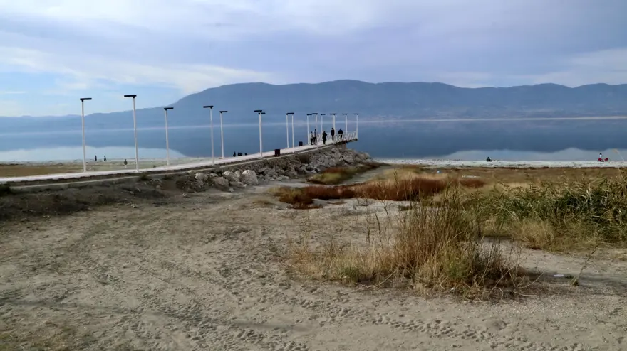 Burdur Gölü'nün son hali içler acısı 2