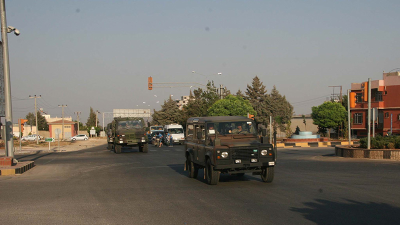 Bordo bereliler, Suriye sınırındaki Kilis'e geldi
