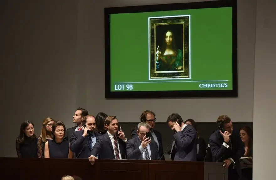 Dünyanın en pahalı tablosu olan Leonardo da Vinci’ninSalvator Mundi’si NFT olarak satışta 5