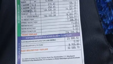 Evine gelen 268 bin lira su faturasıyla neye uğradığı şaşırdı: Siz beni toprak ağası mı sandınız?