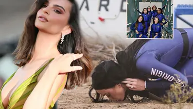 Tarihi uzay yolculuğunu yerden yere vurdu! Model Emily Ratajkowski&#x27;den tepki