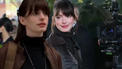 Anne Hathaway Şeytan Marka Giyer karakterini taklit etti