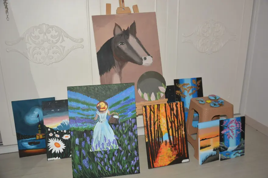 Doğadan aldığını ilhamı yansıtıyor: 13 yaşındaki genç yetenek 1