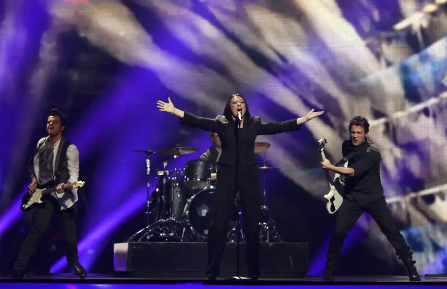 Eurovision final gecesinden kareler 77