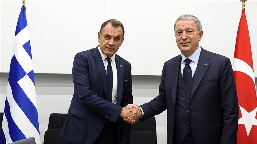 Milli Savunma Bakanı Akar, Yunan mevkidaşı ile görüştü