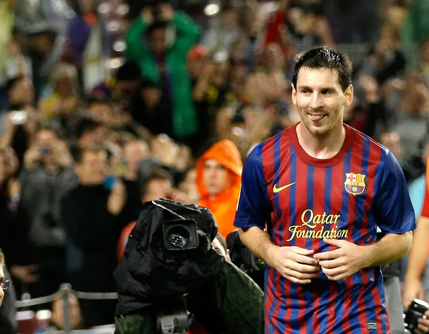 Barcelona Lionel Messi ile coştu 19 Barcelona Lionel Messi ile coştu 19