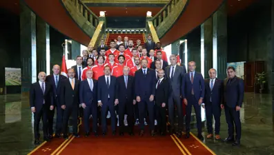 Cumhurbaşkanı Erdoğan, 12 Dev Adam'ı kabul etti: "Fevkalade bir ivme yakaladık"