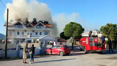 Muğla'da apart otelde yangın paniği